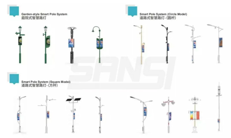 部分智慧路燈樣式